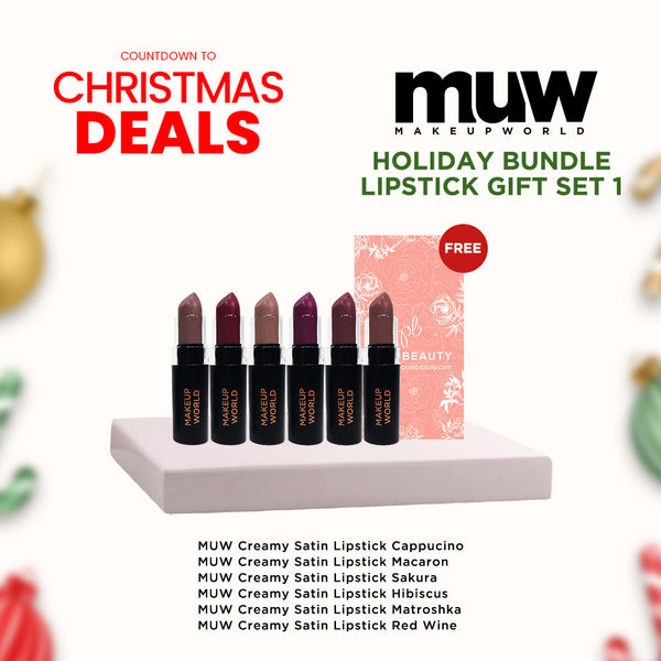 MakeupWorld Holiday Lipstick Gift Set