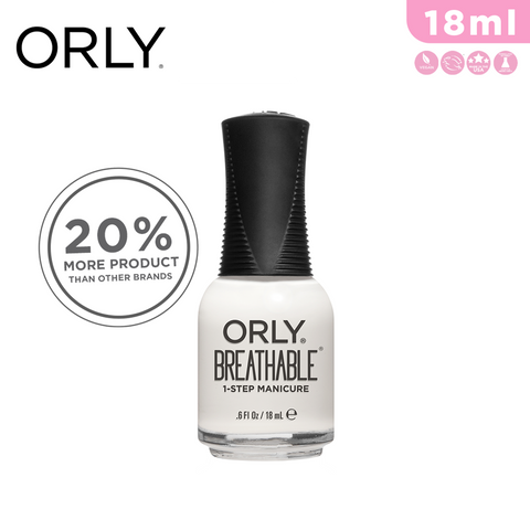 Orly Breathable Nail Lacquer Color White Tips 18ml