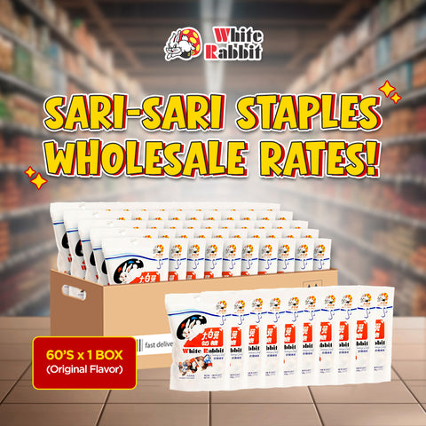 White Rabbit Creamy Candy Original Reseller Package 1box=60pcs