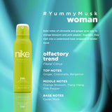 Nike Deo & Body Spray Yummy Musk Perfume 200ml