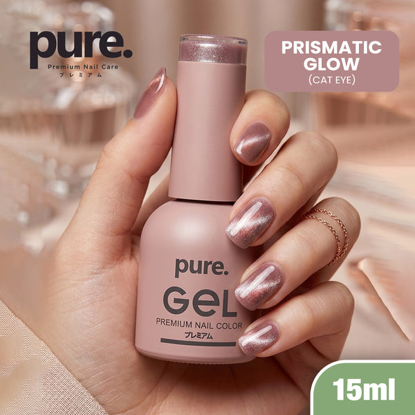 Pure Gel Cat Eye Premium Nail Polish Prismatic Glow 15ml