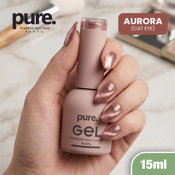 Pure Gel Cat Eye Premium Nail Polish Aurora 15ml