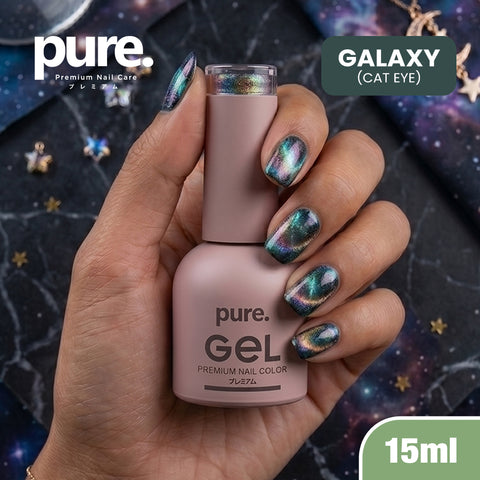 Pure Gel Cat Eye Premium Nail Polish Galaxy 15ml