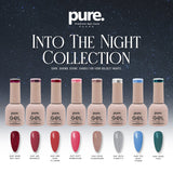 Pure. Gel Premium Nail Color Into The Night Collection Bundle