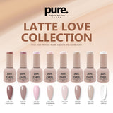 Pure. Gel Premium Nail Color Latte Love Collection Bundle