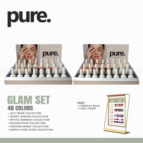 Pure. Gel Premium Nail Color Glam Set