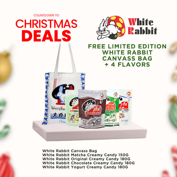 White Rabbit 4 Flavors + FREE Limited Edition Tote Bag