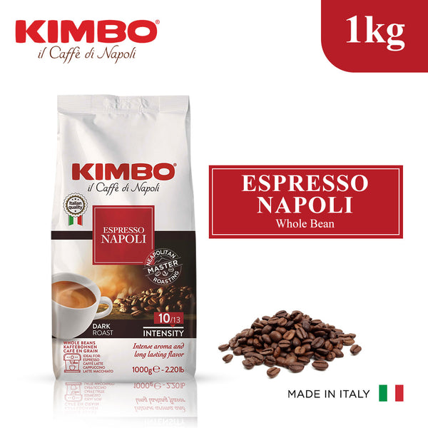 Kimbo Whole Bean- Espresso Napoli 1kg, Italy