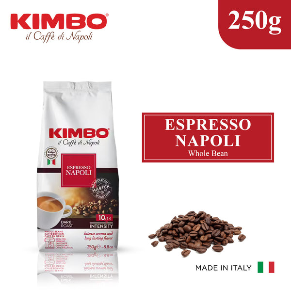 Kimbo Whole Bean- Espresso Napoli 250g, Italy