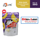 BUY1GET1FREE White Rabbit Yogurt Creamy Candy 108g & Banana Flavor 58g Exp:02-24-26 & 03-01-26