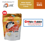 (BUY 1 GET1) White Rabbit Mango Flavor Creamy Candy -  100% Original 58g