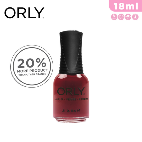Orly Nail Lacquer Color Red Rock 18ml