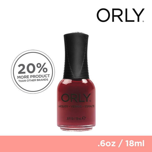 Orly Nail Lacquer Color Red Rock 18ml