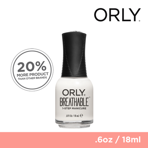 Orly Breathable Nail Lacquer Color White Tips 18ml