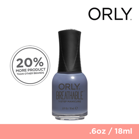 Orly Breathable Nail Lacquer Color De-stressed Denim 18ml