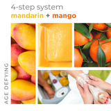 BCL Spa Organics 4-System Starter Kit - Mandarin + Mango 16oz