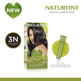 Naturtint Hair Color 3N Pack of 3 - FREE Naturtint Coloring Kit 6 Elements