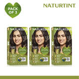 Naturtint Hair Color 4G Pack of 3 - FREE Naturtint Hair Food Quinoa 30ml