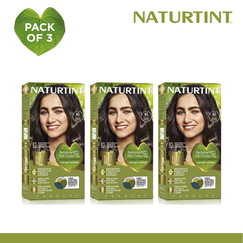Naturtint Hair Color 4G Pack of 3 - FREE Naturtint Hair Food Quinoa 30ml