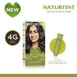 Naturtint Hair Color 4G Pack of 2 - FREE Naturtint Hair Food Quinoa 30ml