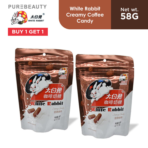 (BUY 1 GET 1) White Rabbit Coffee Creamy Candy - 100% Original 58g