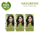 Naturtint Hair Color 2N Pack of 3 - FREE Naturtint Hair Food Quinoa 30ml