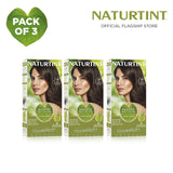 Naturtint Hair Color 4N Pack of 3 - FREE Naturtint Coloring Kit 6 Elements