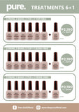 Pure. Gel Premium Nail Color Treatment 6 + 1 Free Prime