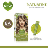 Naturtint Hair Color 8A Pack of 2 - FREE Naturtint Hair Food Quinoa 30ml