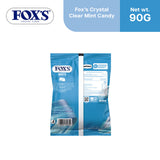 Fox's Candy Crystal Clear Mint Oval Flowrap Candy 90g
