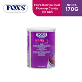 Fox's Crystal Clear Berries Tin Can 170g - Reseller Package 12pcs