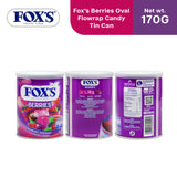Fox's Crystal Clear Berries Tin Can 170g - Reseller Package 12pcs