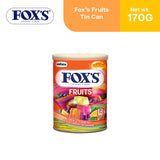 Fox's Crystal Clear Fruits Candy Tin Can 170g - Reseller Package 12pcs