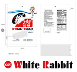 Holiday Bundle White Rabbit Creamy Candy - Pack of 6 FREE Plastic Bag