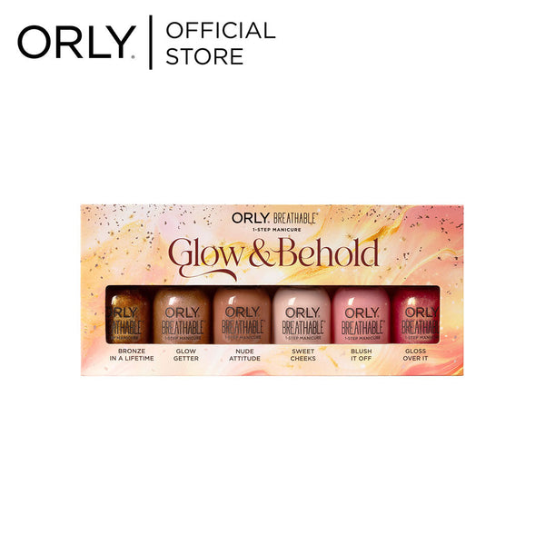 Orly Breathable Nail Lacquer Color Glow and Behold 18ml - 6pix Set