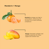 BCL Spa Organics 64oz Mandarin + Mango Dead Sea Salt Soak