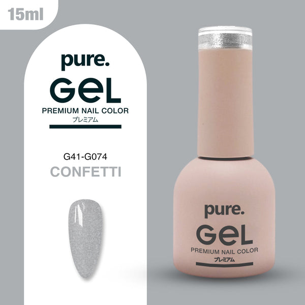 Pure. Gel Premium Nail Color Confetti 15ml