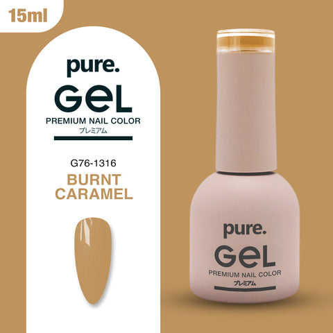 Pure Gel Premium Nail Color Burnt Caramel 15ml