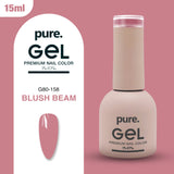 Pure. Gel Premium Nail Color Blush Beam 15ml
