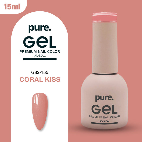 Pure Gel Premium Nail Color Coral Kiss 15ml