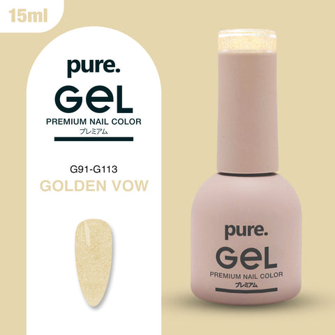 Pure Gel Premium Nail Color Golden Vow 15ml