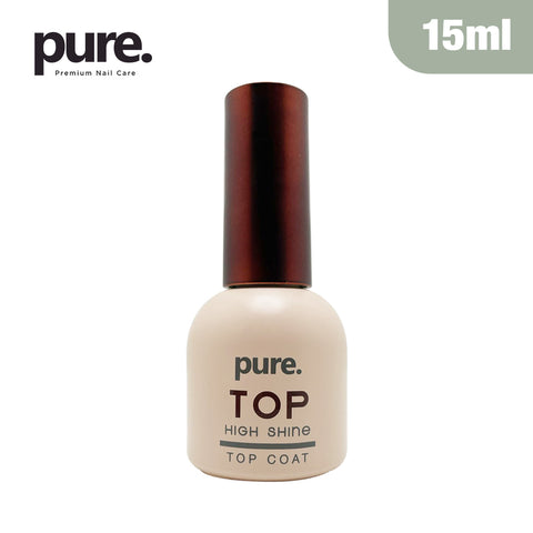Pure. Gel Premium Nail Treatment Top High Shine 15ml