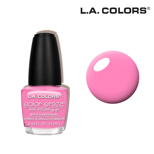 LA Colors Color Craze Nail Polish Pink Bubbles