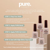 Pure Gel Premium Nail Color Sparkle Dust Collection Bundle