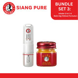Siang Pure Bundle 3: Inhaler 2-in-1 & Balm 12g (Yellow) Formula 1