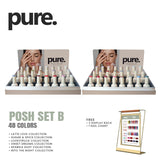 Pure. Gel Premium Nail Color Posh Set B
