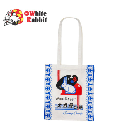White Rabbit Canvas Tote Bag - Limited Edition