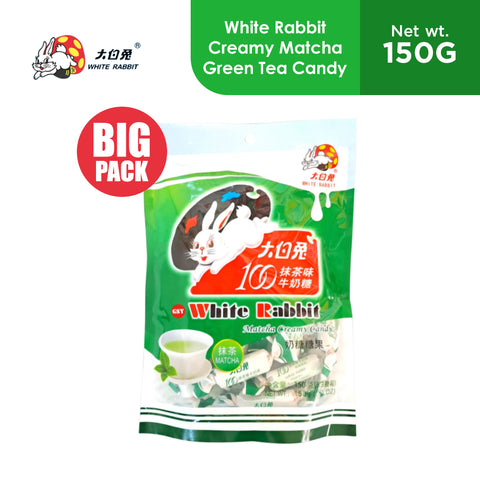 White Rabbit Creamy Matcha Green Tea Candy BIG PACK - 150g