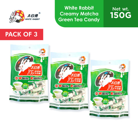 White Rabbit Creamy Matcha Green Tea Candy (BUY 2 GET 1) 150g - PACK OF 3