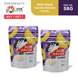 (BUY 1 GET 1) White Rabbit Banana Flavor Creamy Candy - 100% Original 58g